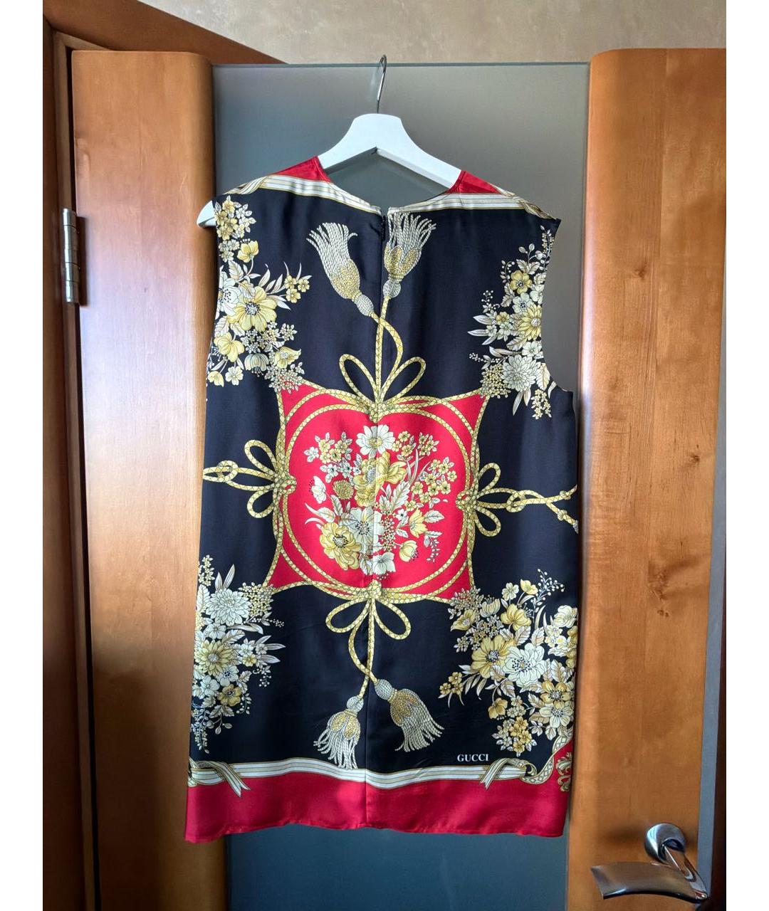 GUCCI Мульти шелковая блузы, фото 2