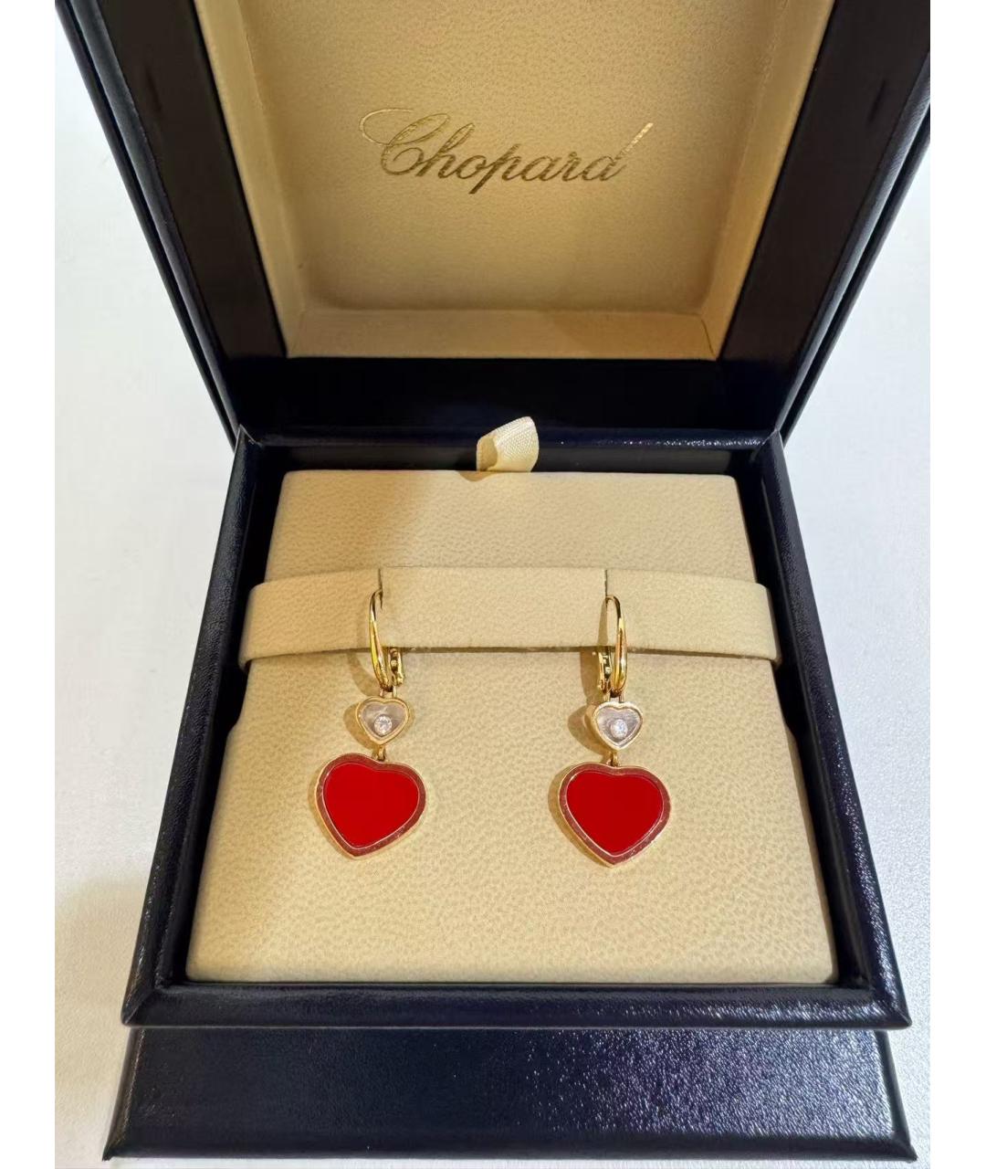 CHOPARD Золотые серьги из желтого золота, фото 6