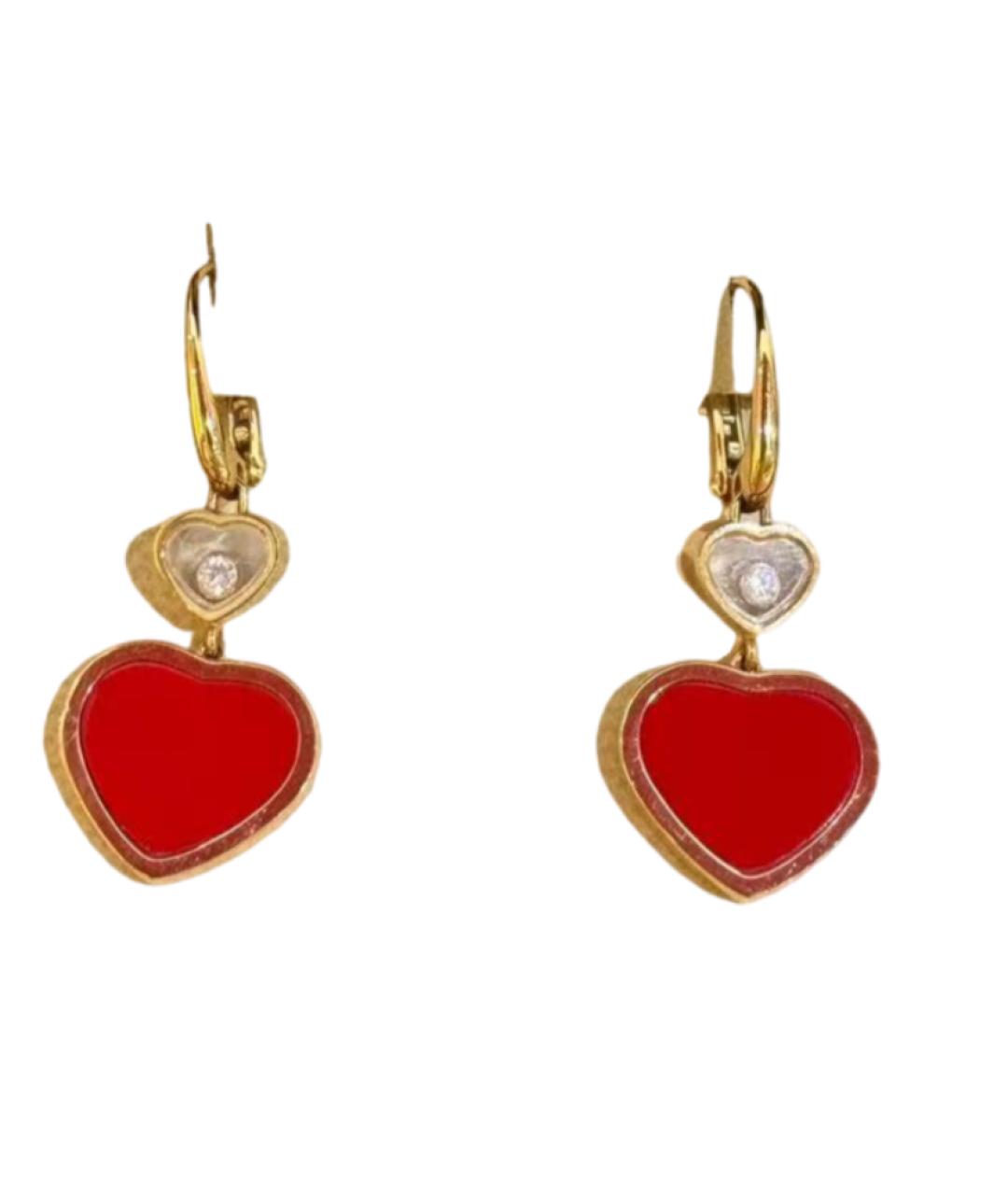 CHOPARD Золотые серьги из желтого золота, фото 2