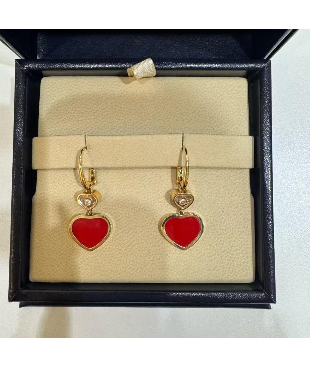 CHOPARD Золотые серьги из желтого золота, фото 4