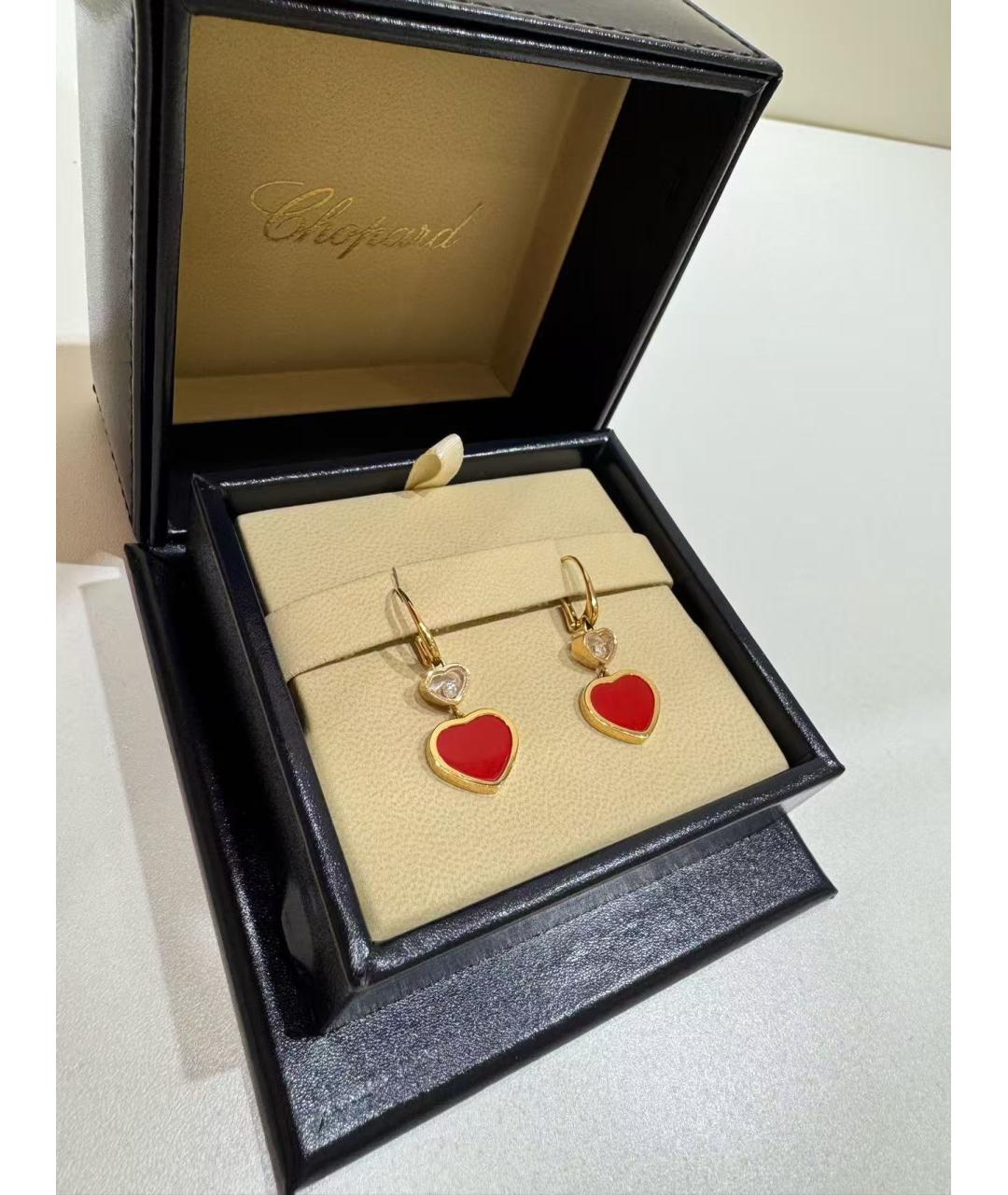 CHOPARD Золотые серьги из желтого золота, фото 5