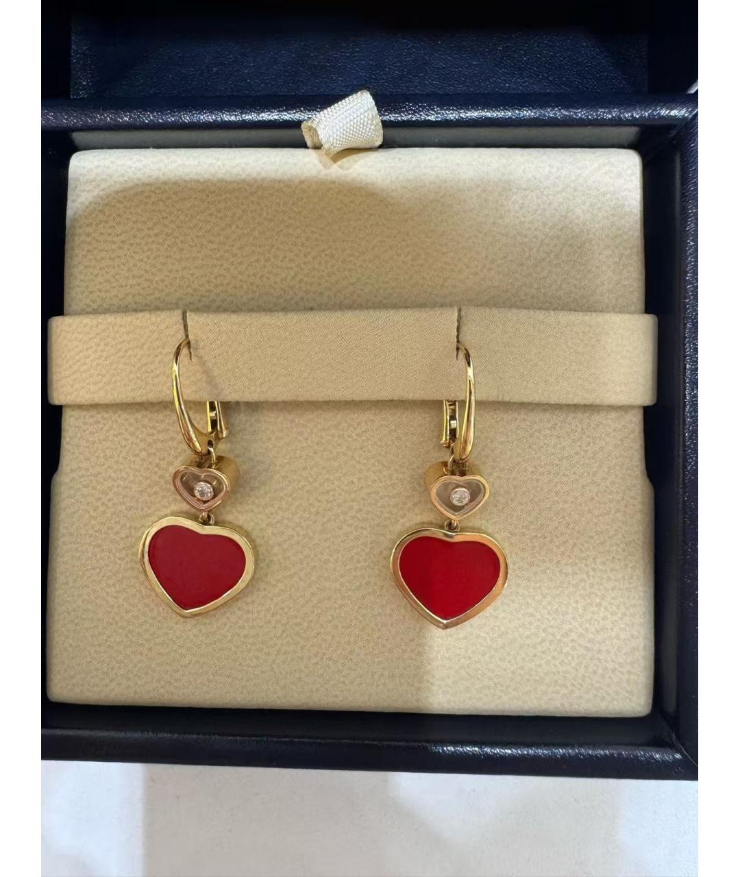 CHOPARD Золотые серьги из желтого золота, фото 3