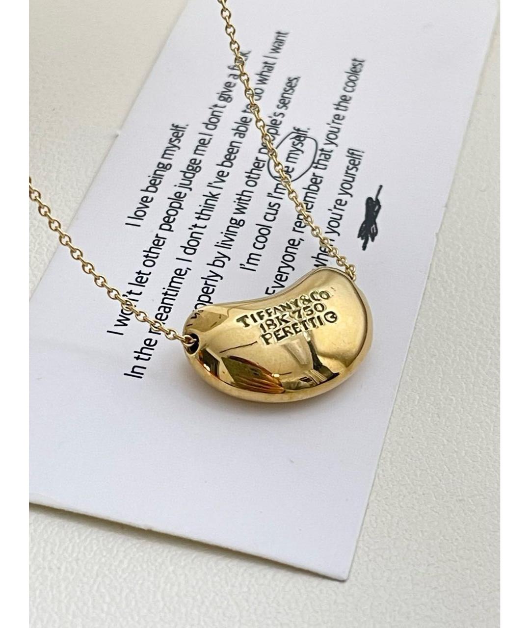 TIFFANY&CO Золотое колье из желтого золота, фото 2