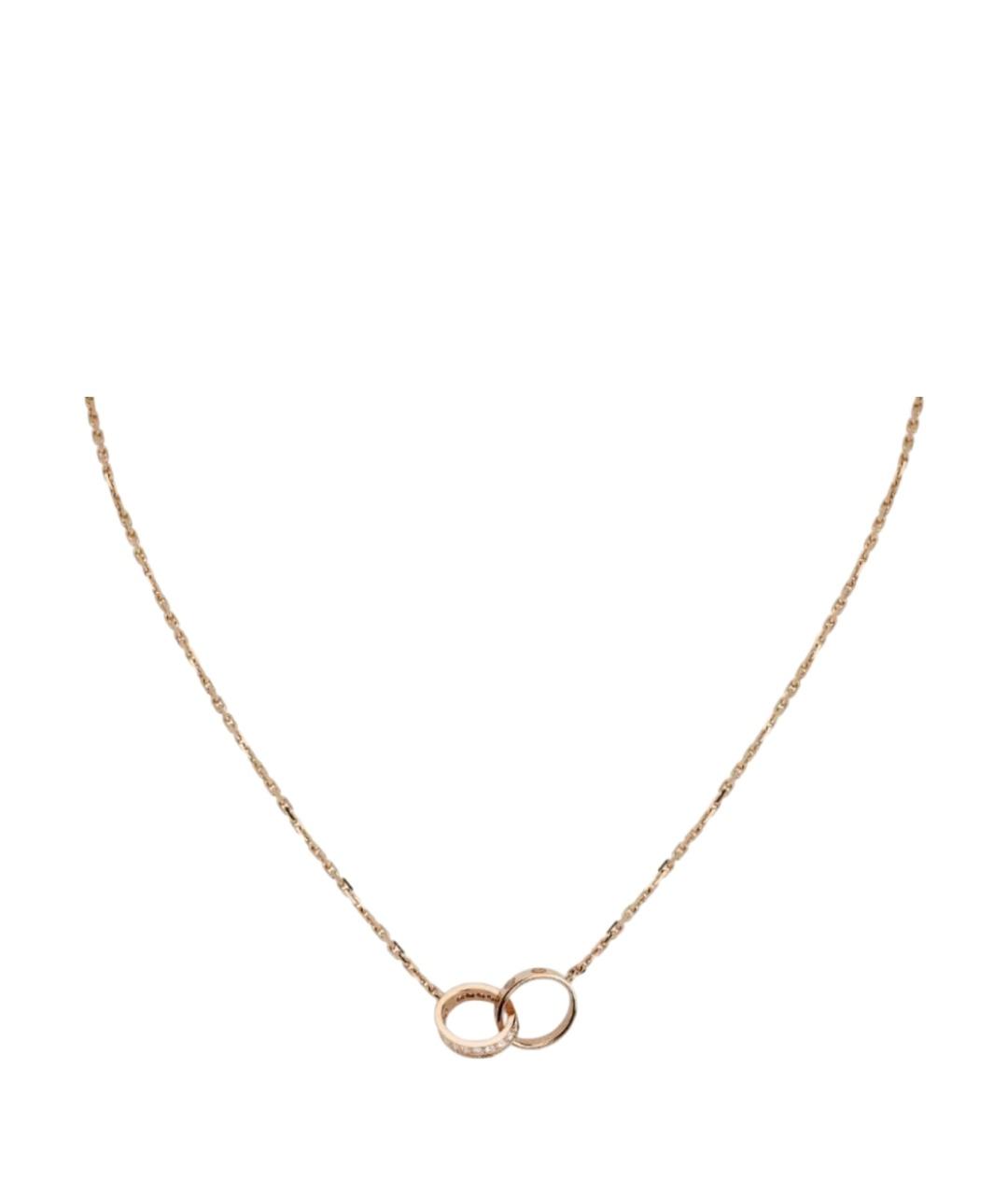 CARTIER Золотое колье из розового золота, фото 1