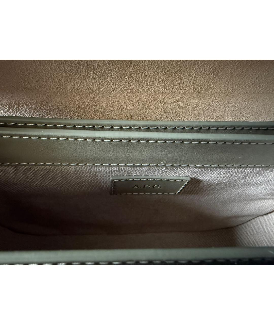A.P.C. Кожаная сумка через плечо, фото 6