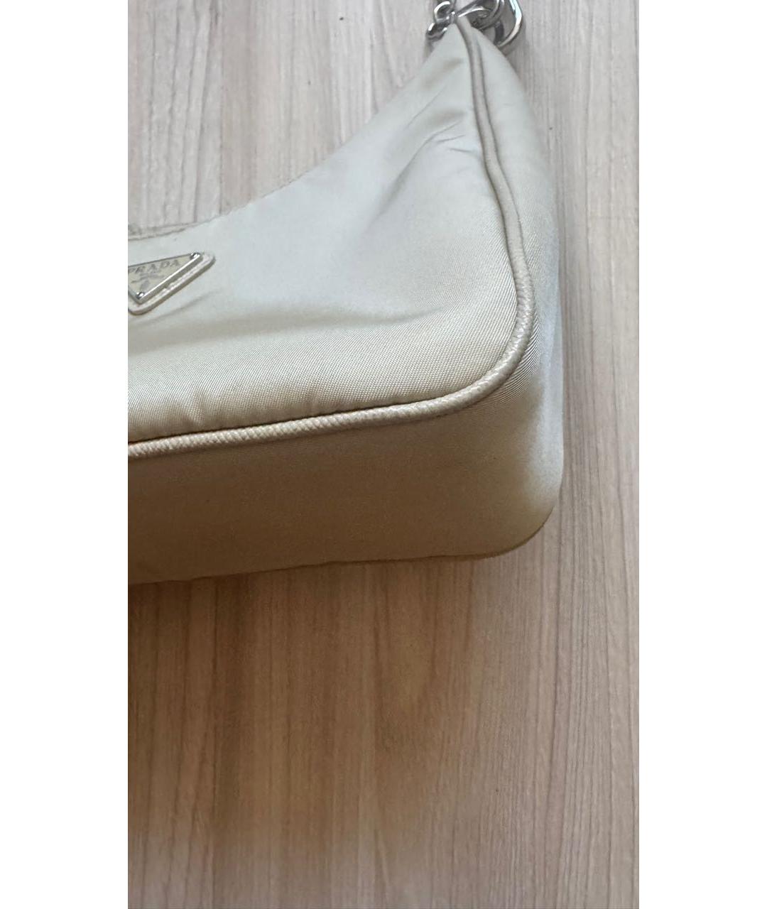 PRADA Бежевая сумка через плечо, фото 3