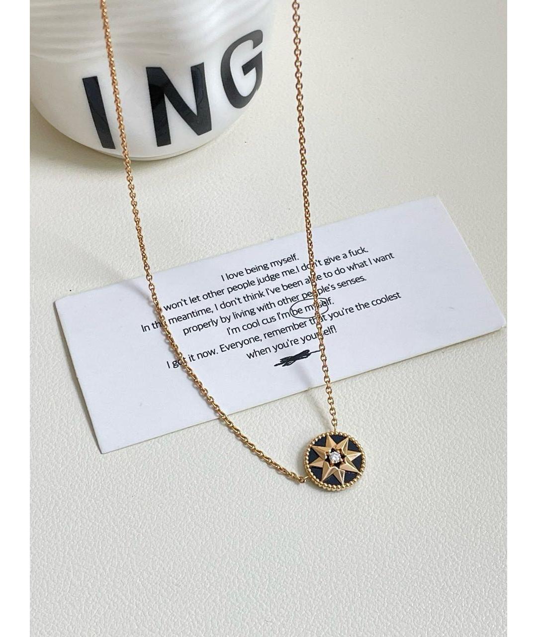 CHRISTIAN DIOR Золотое колье из розового золота, фото 5