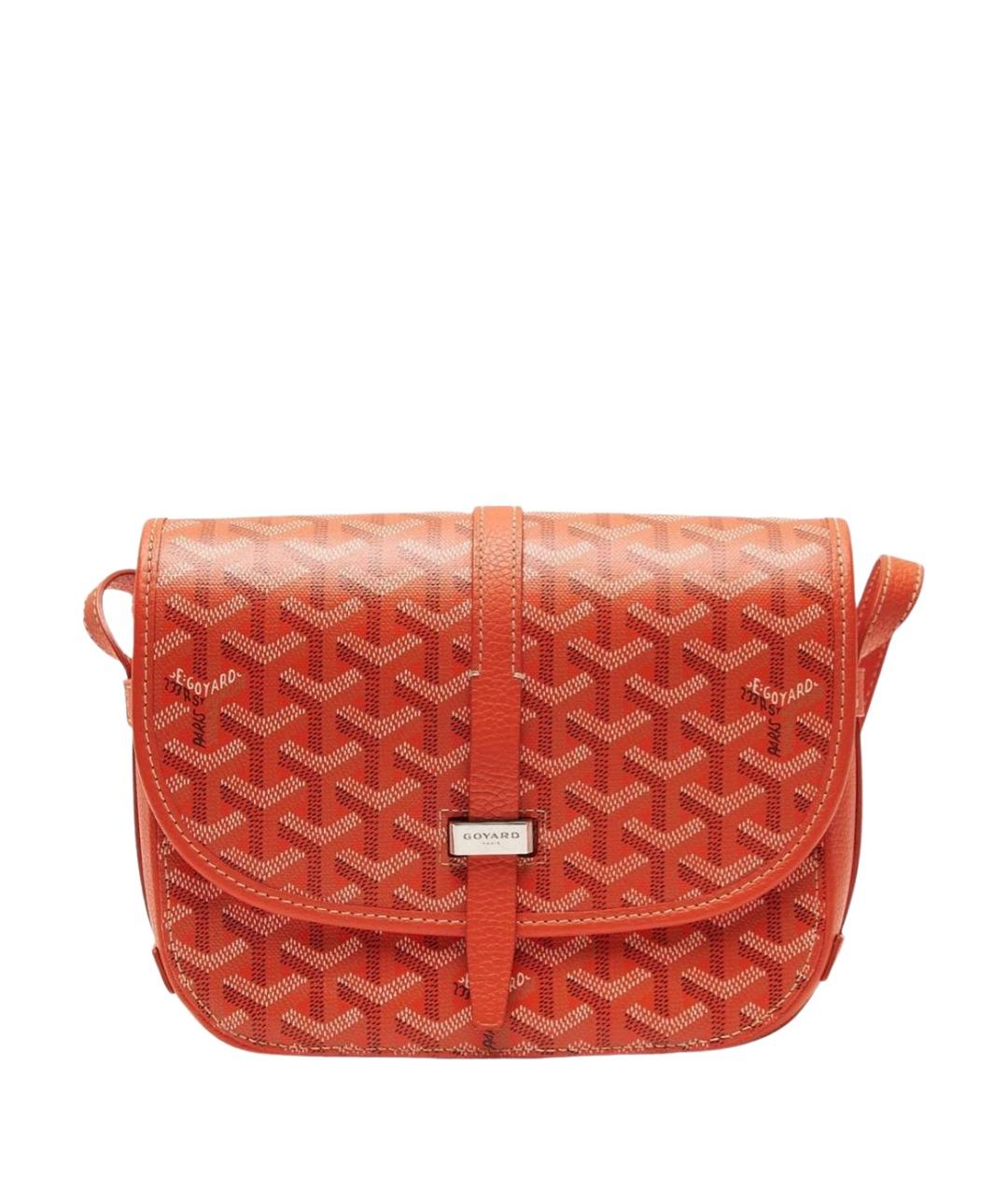 GOYARD Оранжевая поясная сумка, фото 1