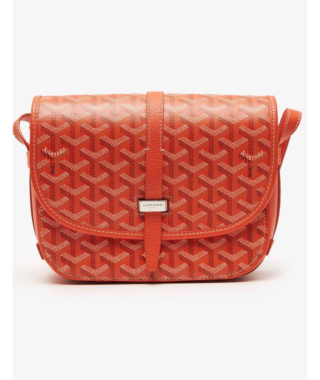 GOYARD Оранжевая поясная сумка, фото 5