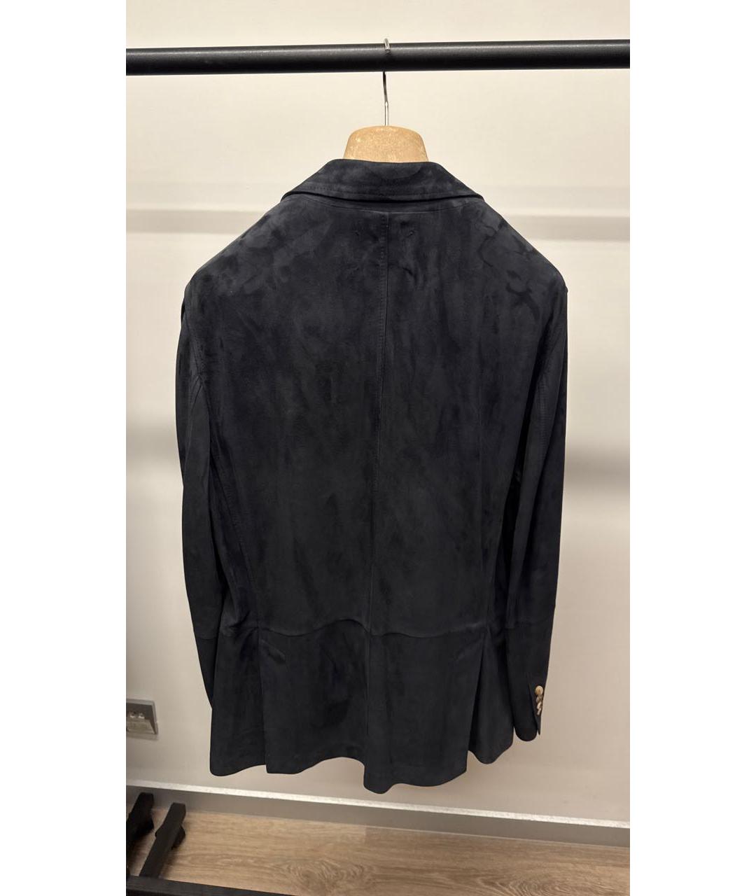 BRUNELLO CUCINELLI Черная замшевая куртка, фото 2