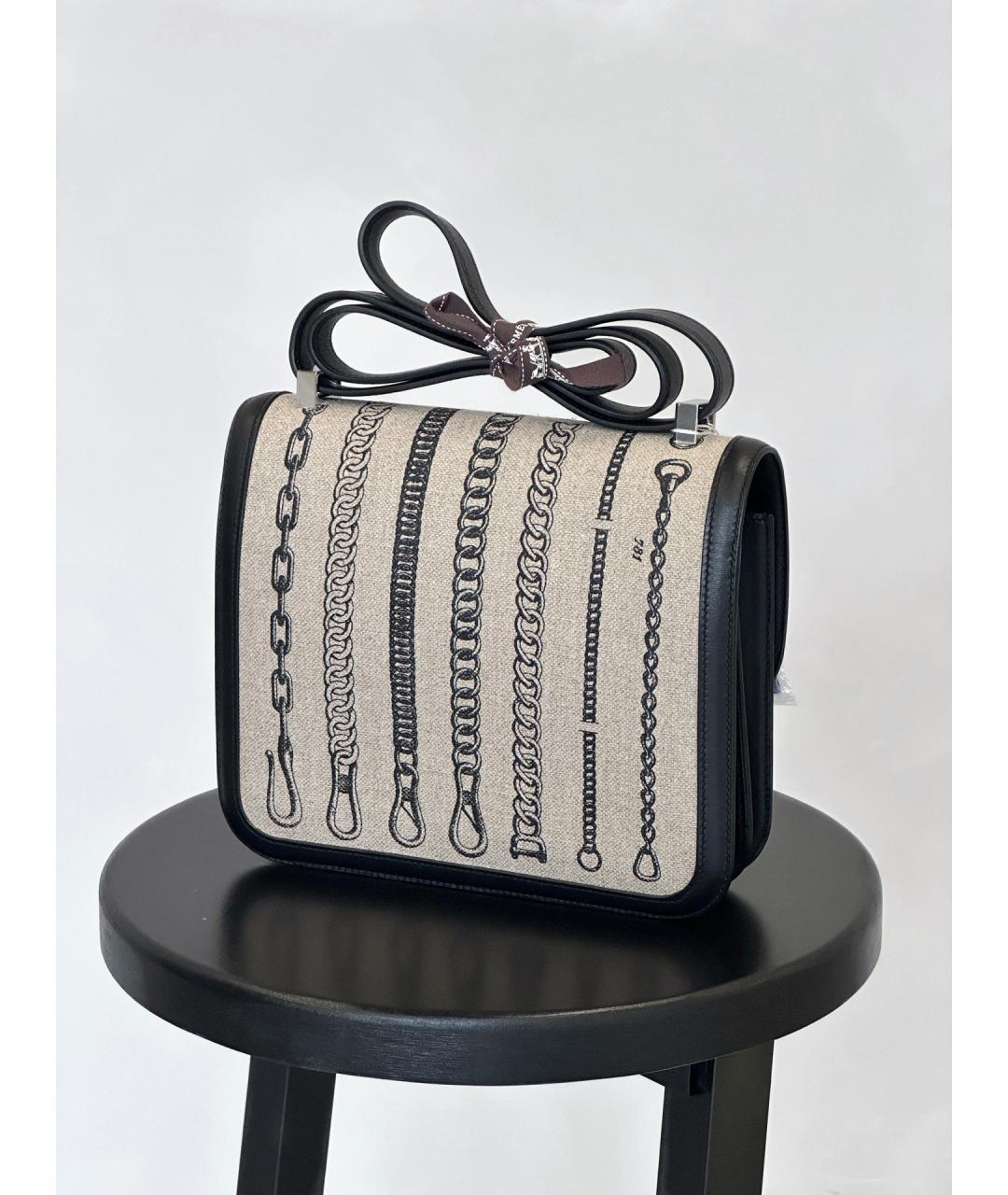 HERMES Черная сумка через плечо, фото 2