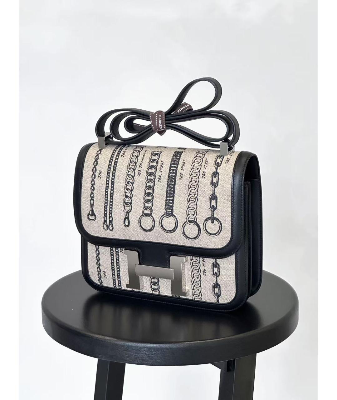 HERMES Черная сумка через плечо, фото 9