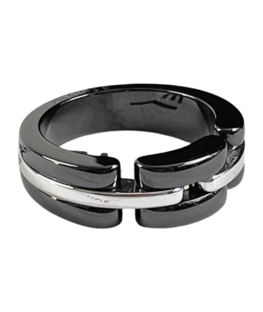 CHANEL Черное кольцо из белого золота, фото 1