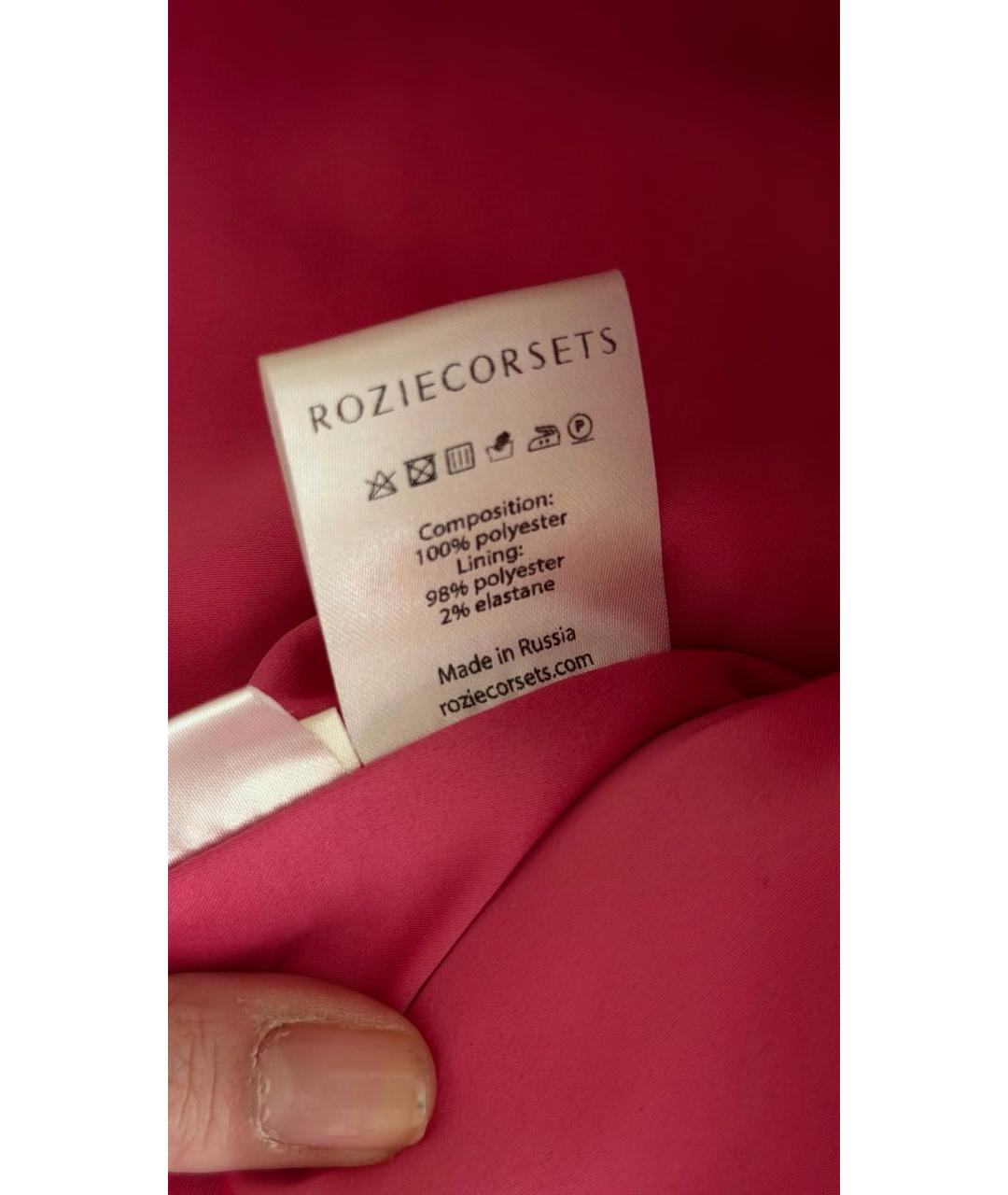 ROZIECORSETS Фуксия полиэстеровый корсет, фото 4