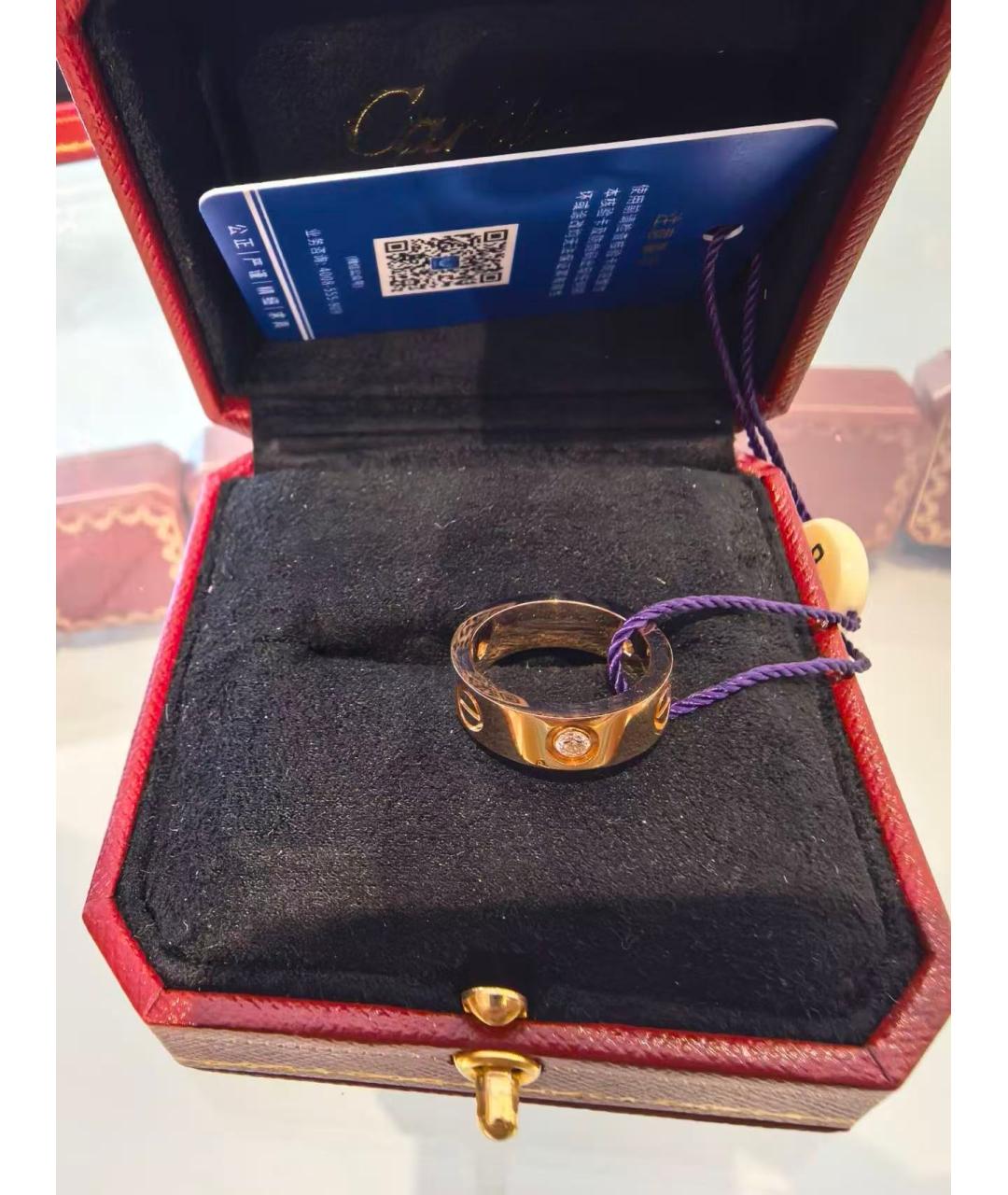 CARTIER Золотое кольцо из розового золота, фото 4