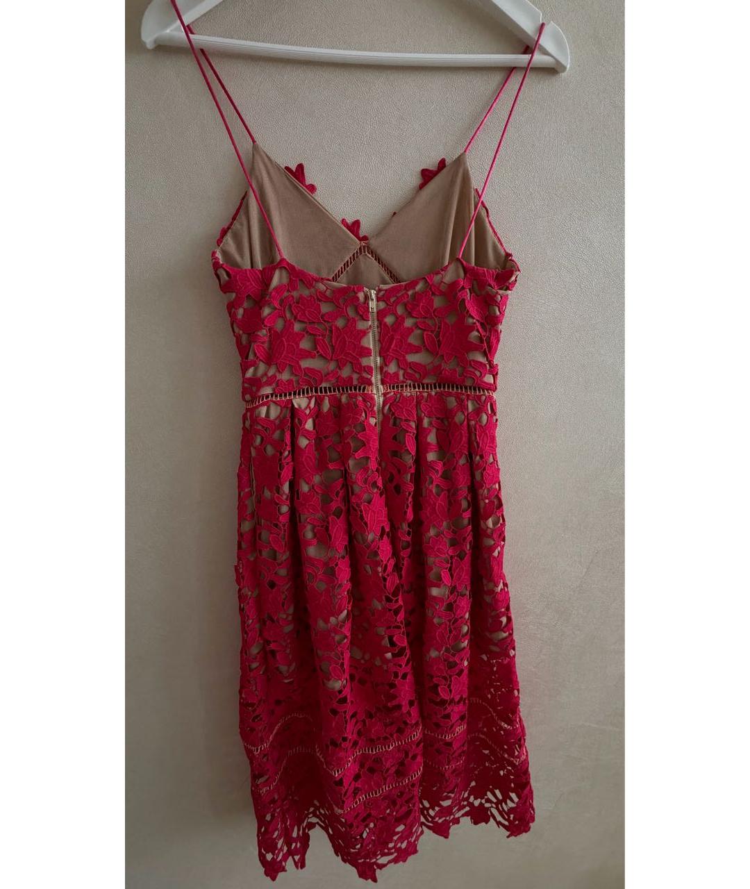 SELF-PORTRAIT Фуксия сарафан, фото 2