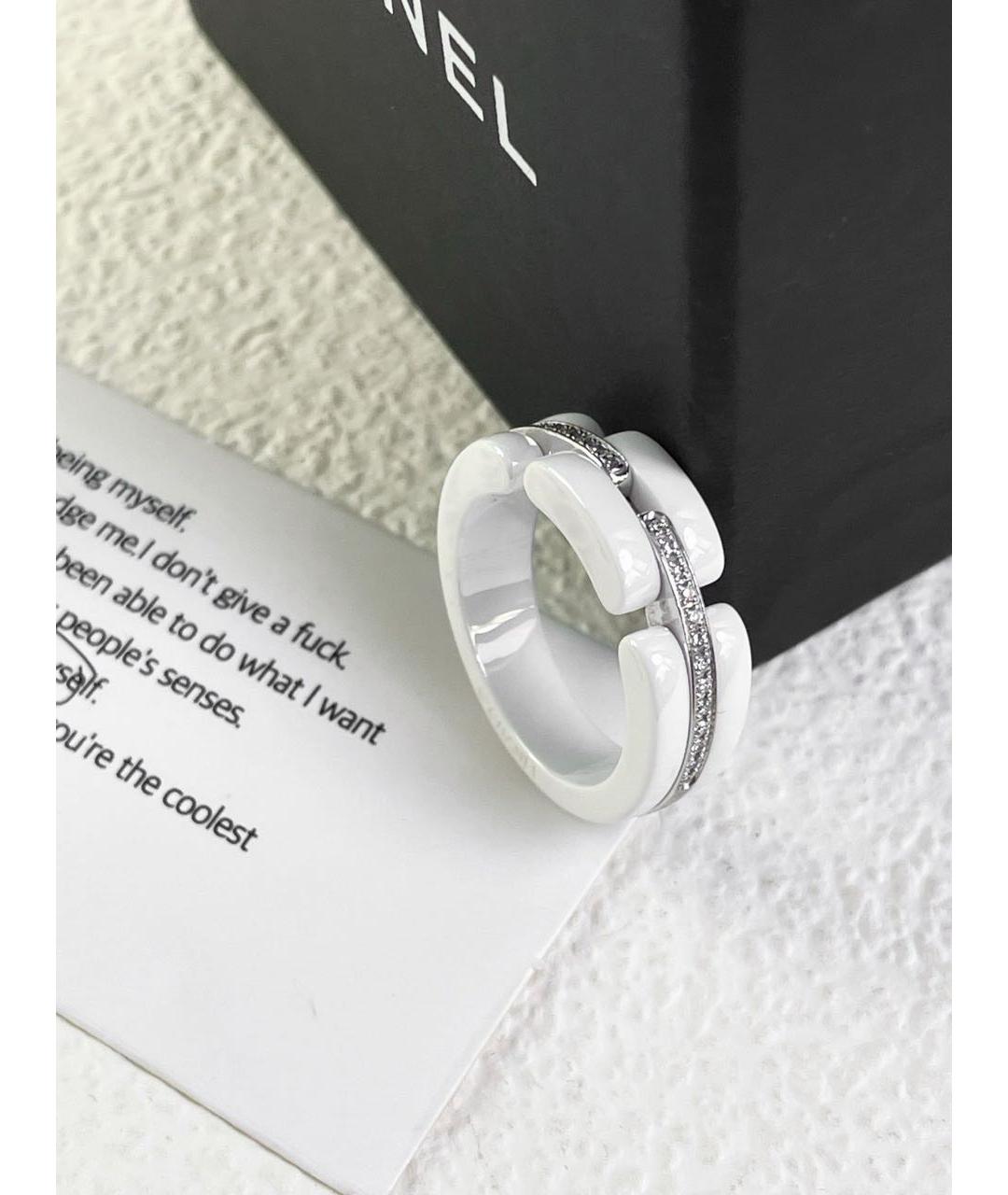 CHANEL Белое кольцо, фото 5