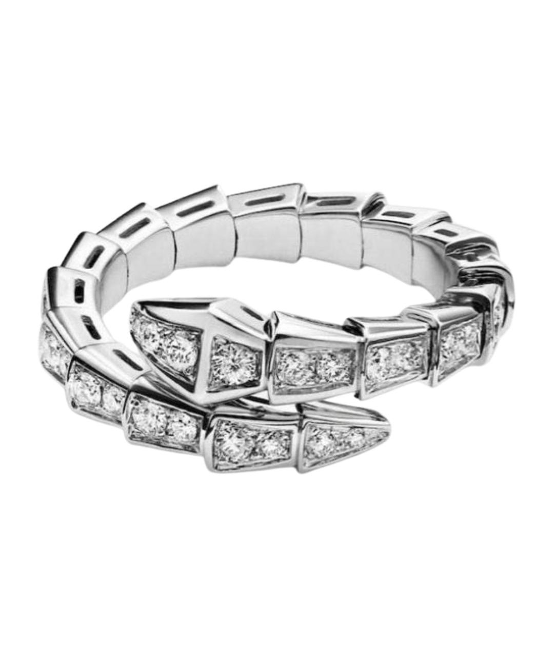 BVLGARI Серебряное кольцо из белого золота, фото 1