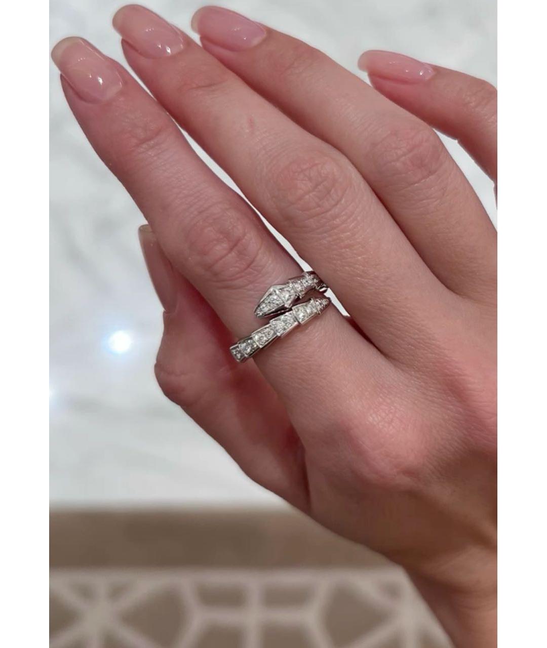 BVLGARI Серебряное кольцо из белого золота, фото 6