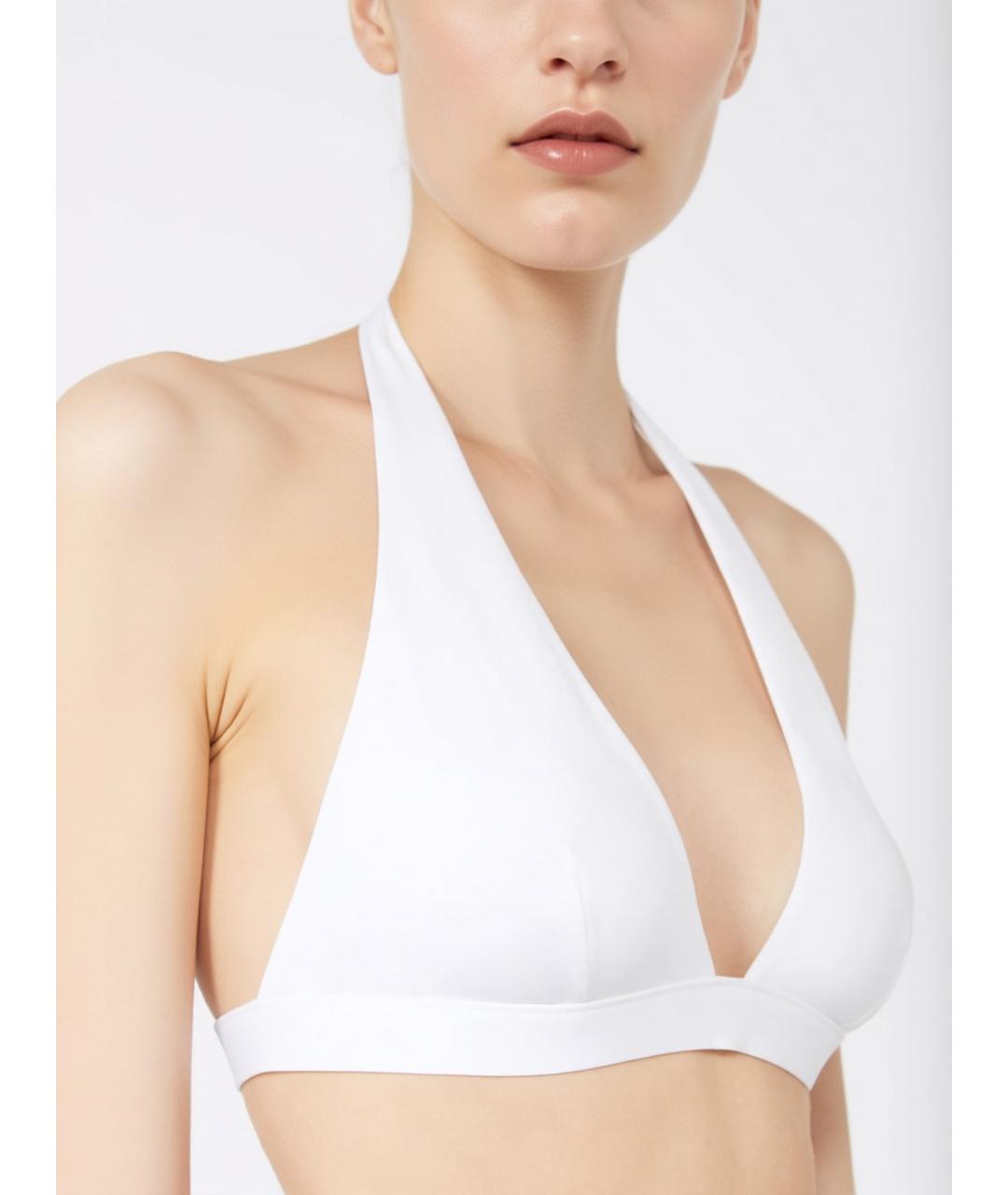 MAX MARA Белый полиамидовый купальник, фото 5