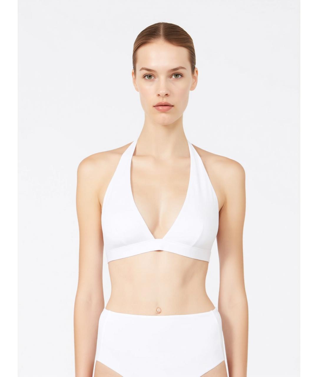 MAX MARA Белый полиамидовый купальник, фото 3