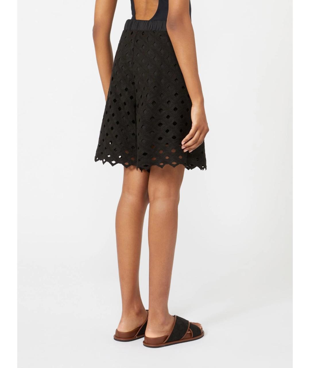 MAX MARA Черные хлопковые шорты, фото 5