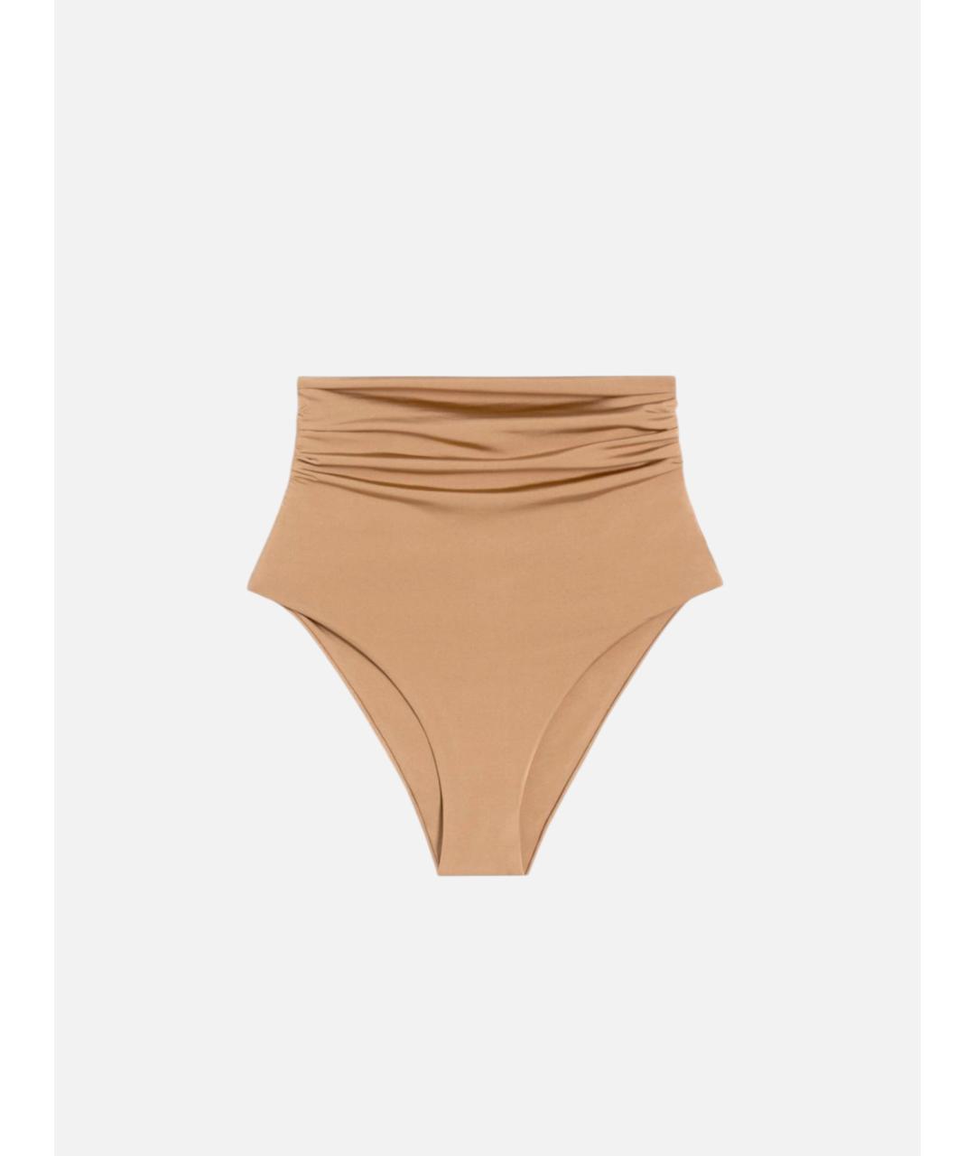 MAX MARA Бежевый полиамидовый купальник, фото 5