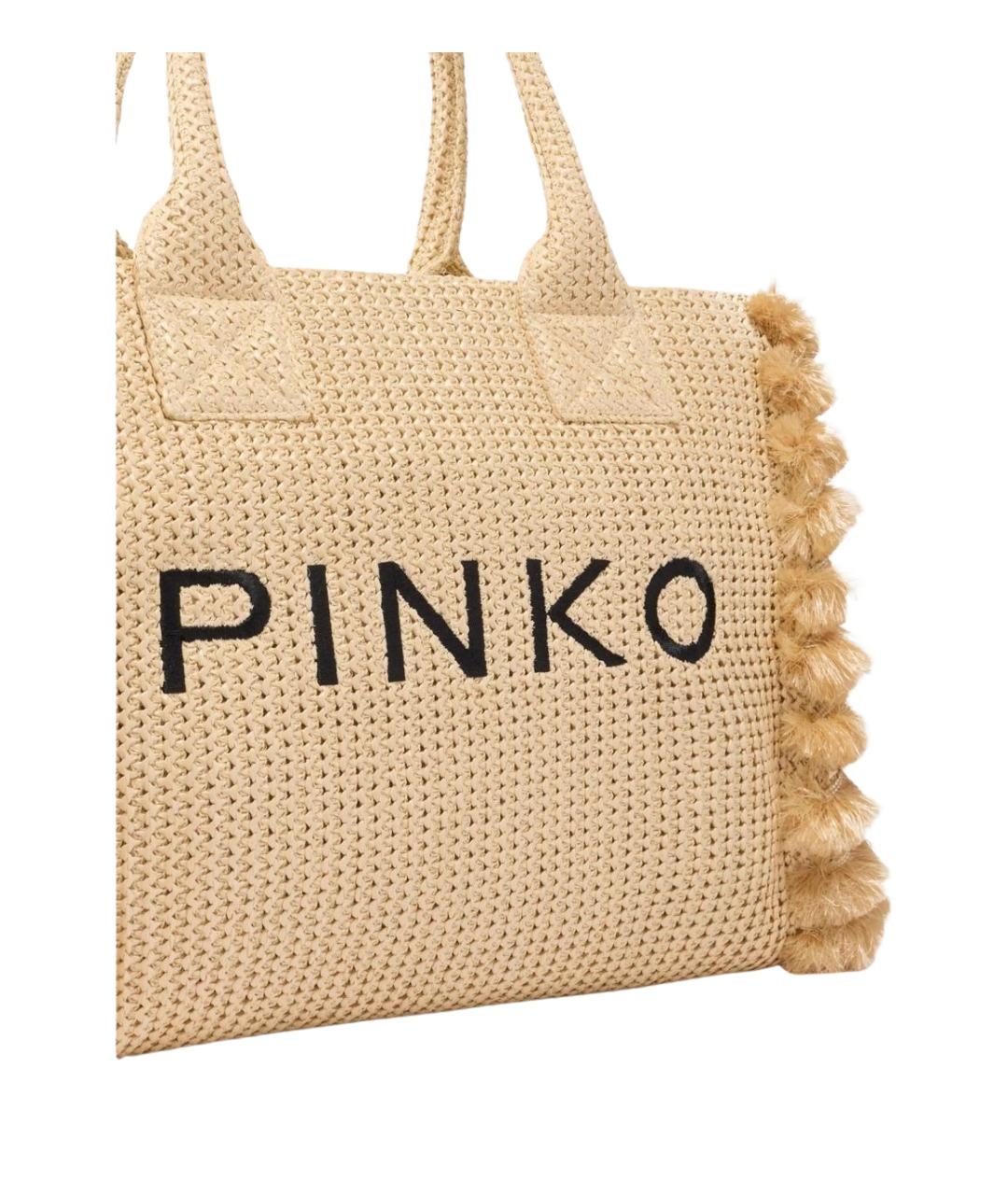 PINKO Бежевая сумка тоут, фото 2