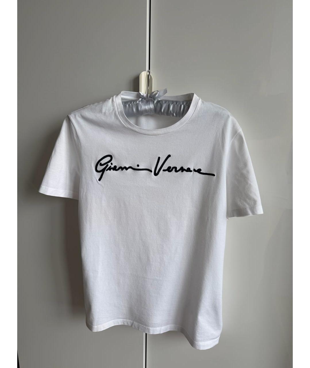 VERSACE Белый хлопковый костюм с брюками, фото 4