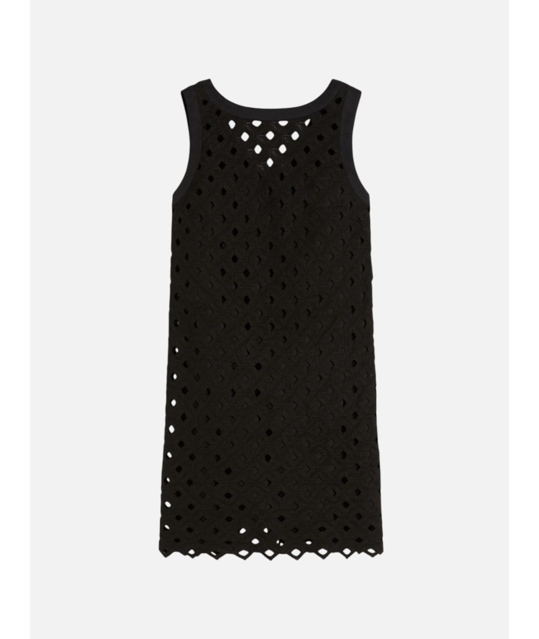 MAX MARA Черное полиэстеровое повседневное платье, фото 6