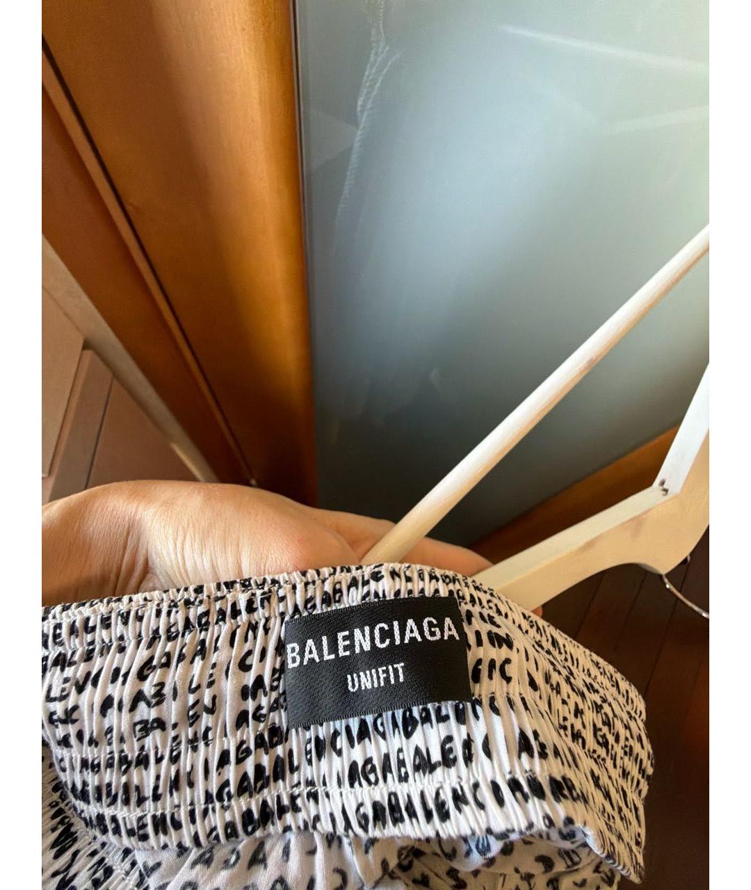 BALENCIAGA Белый хлопковый костюм с брюками, фото 7