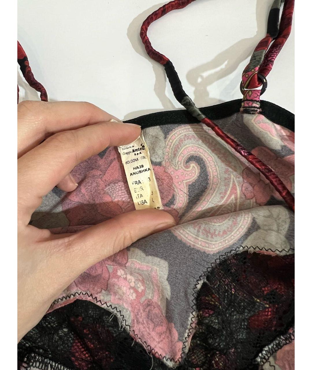 KENZO Мульти шелковая майка, фото 8