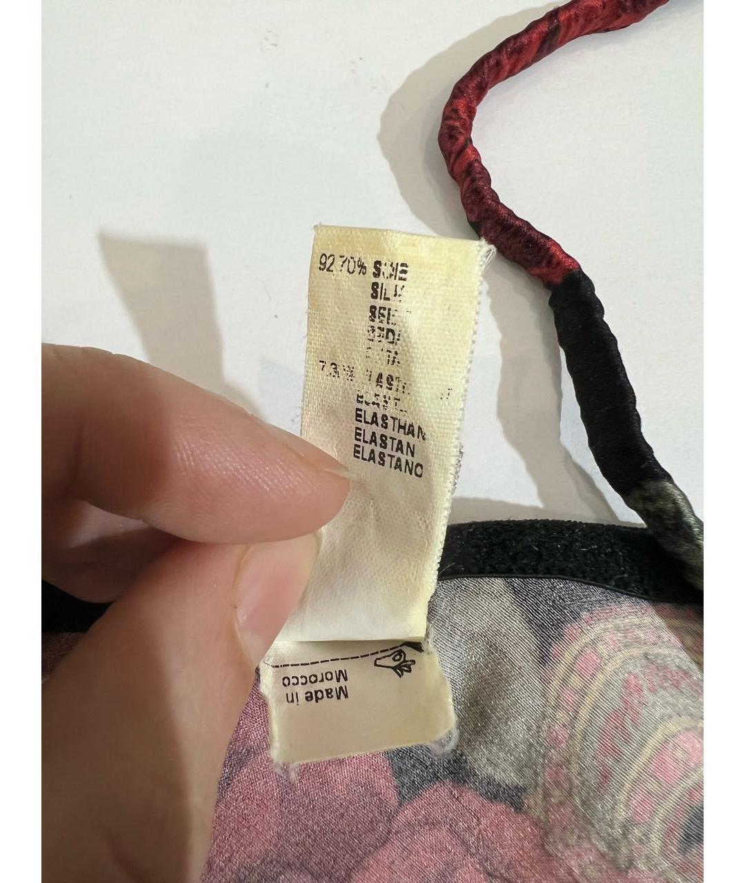 KENZO Мульти шелковая майка, фото 7