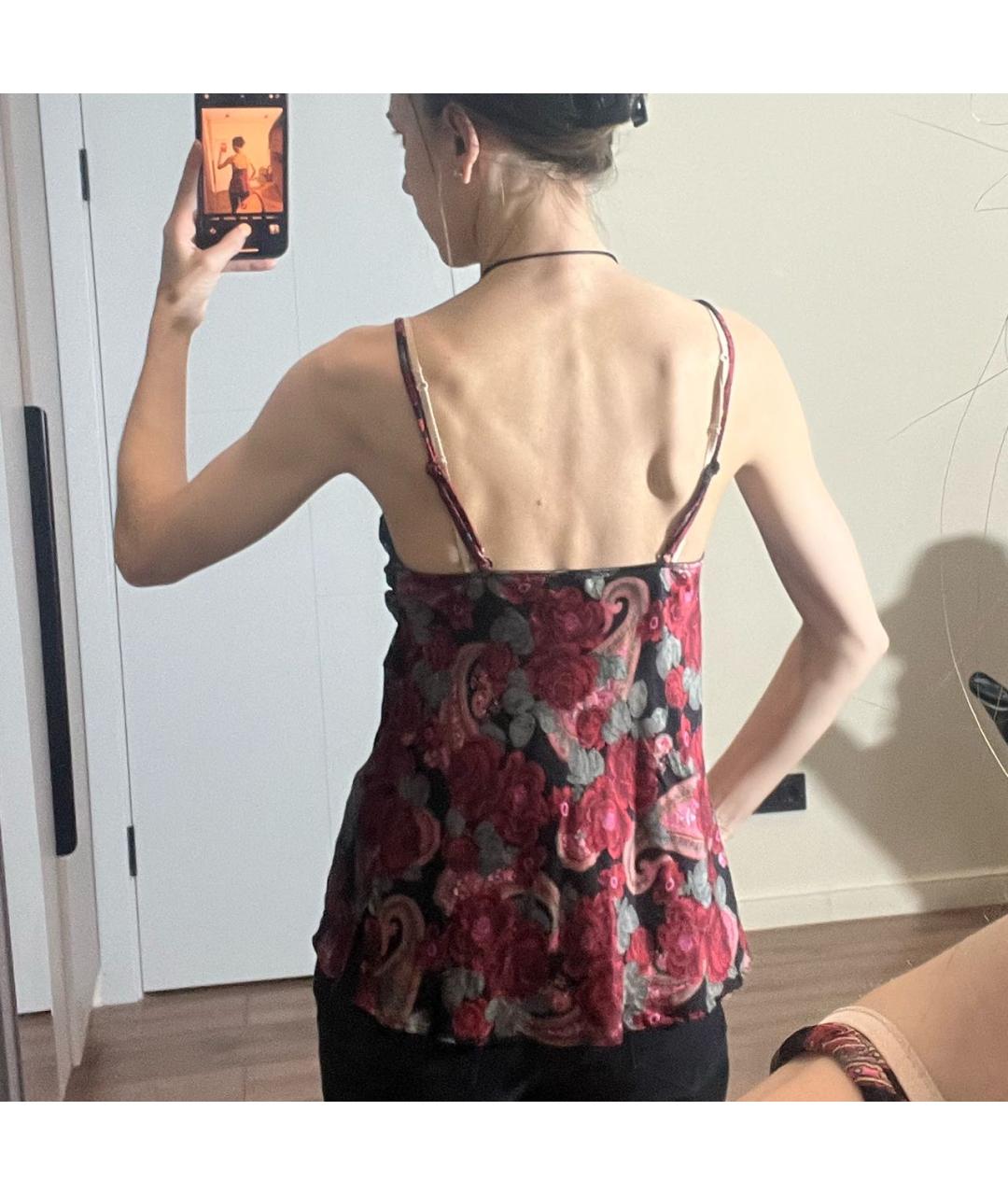 KENZO Мульти шелковая майка, фото 5