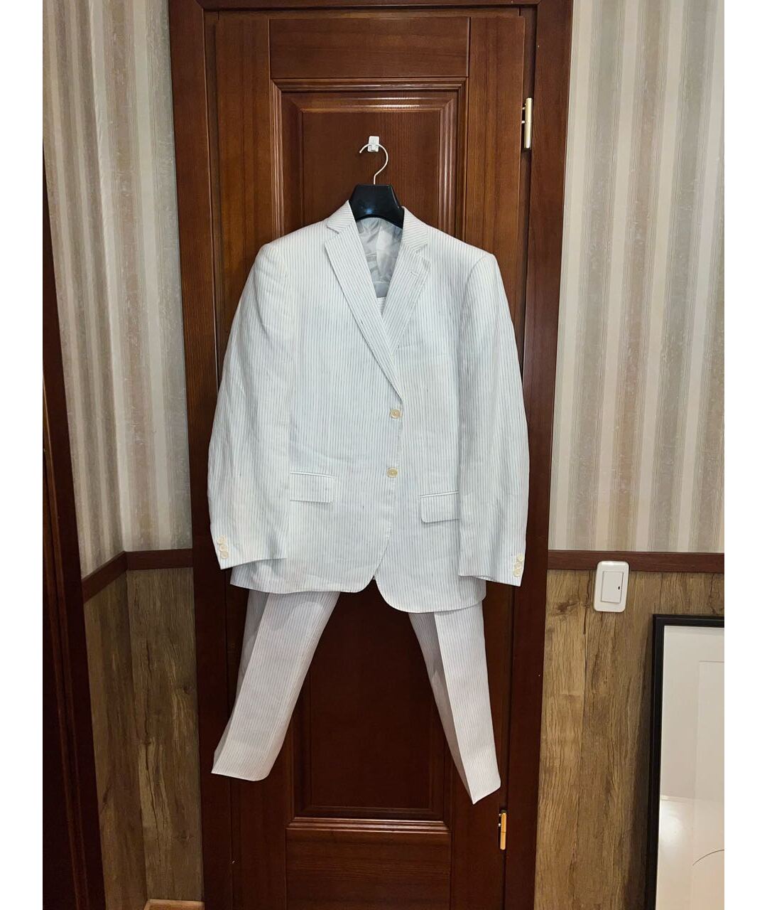 PAL ZILERI Белый повседневный костюм, фото 8