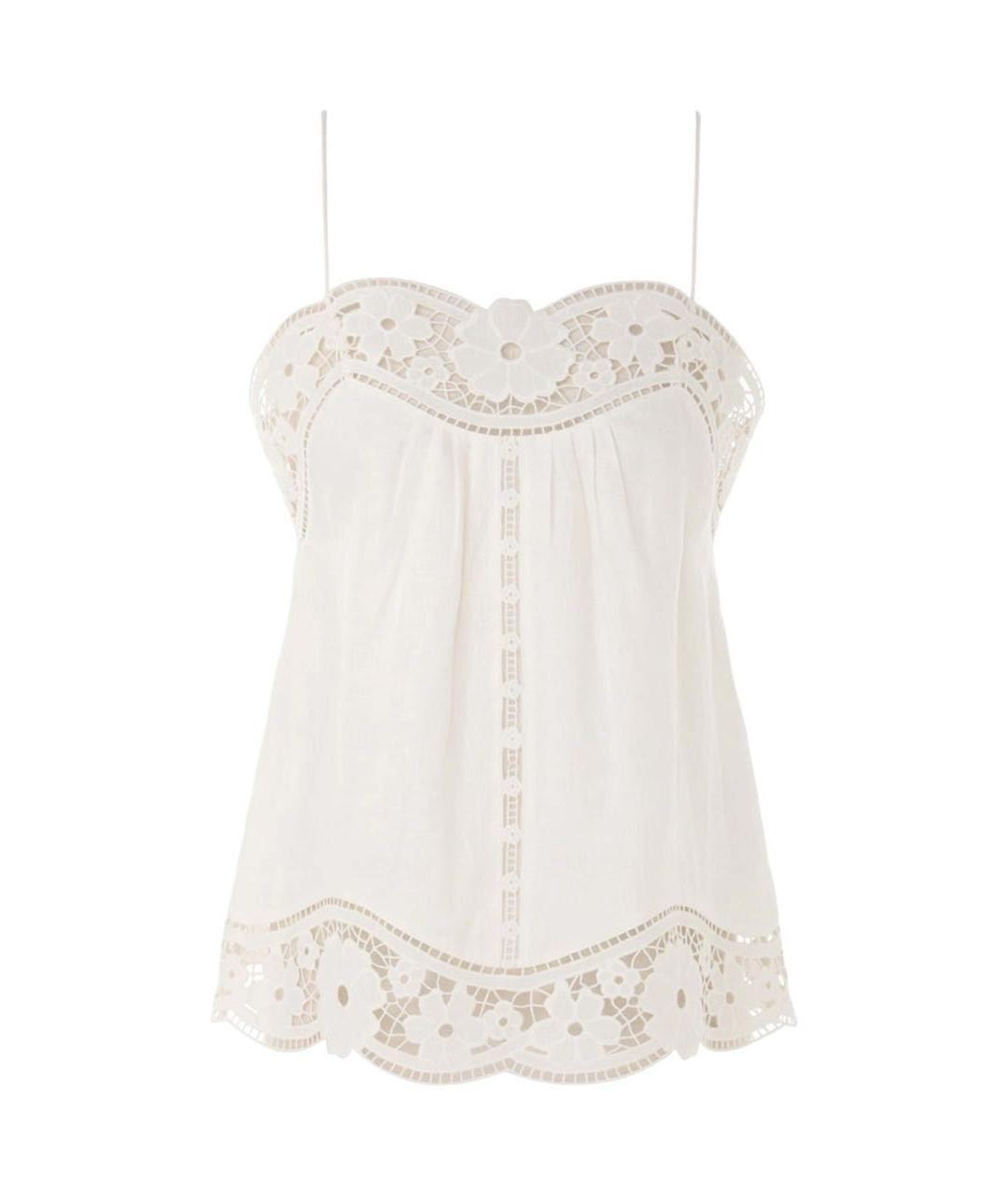 ZIMMERMANN Белая блузы, фото 1