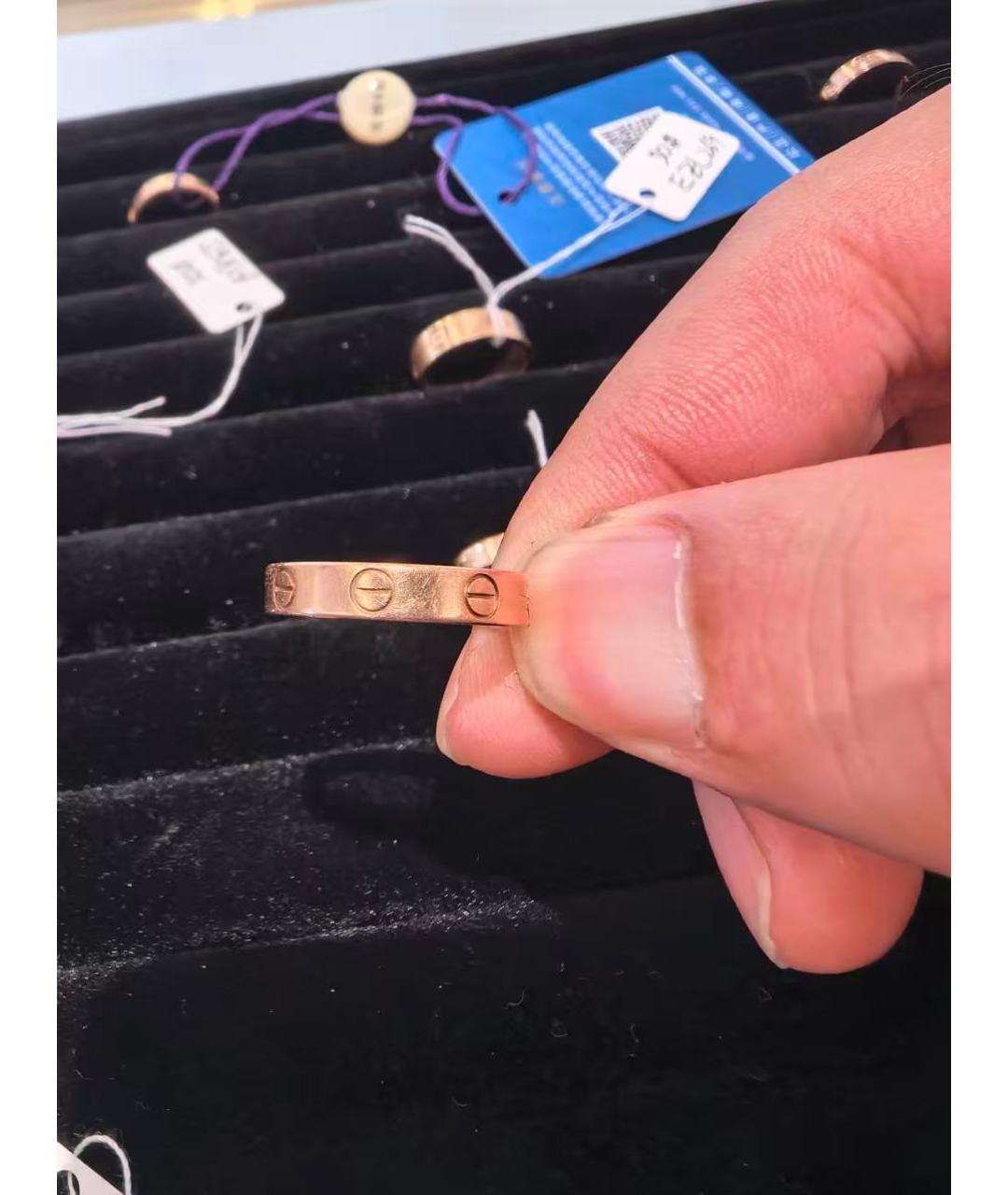 CARTIER Золотое кольцо из розового золота, фото 2