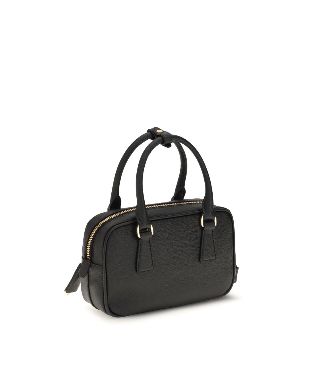 PRADA Черная кожаная сумка тоут, фото 3