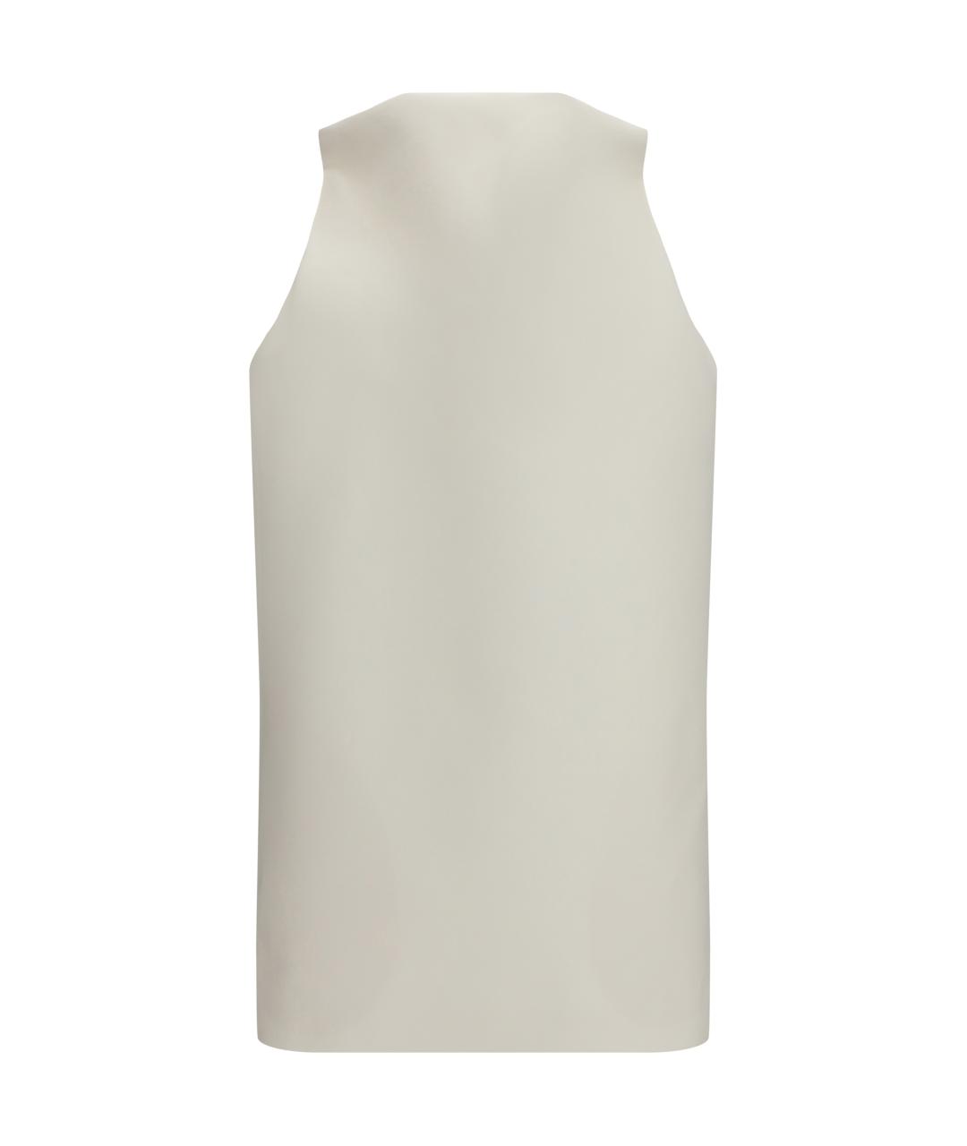BALENCIAGA Белое шерстяное коктейльное платье, фото 1