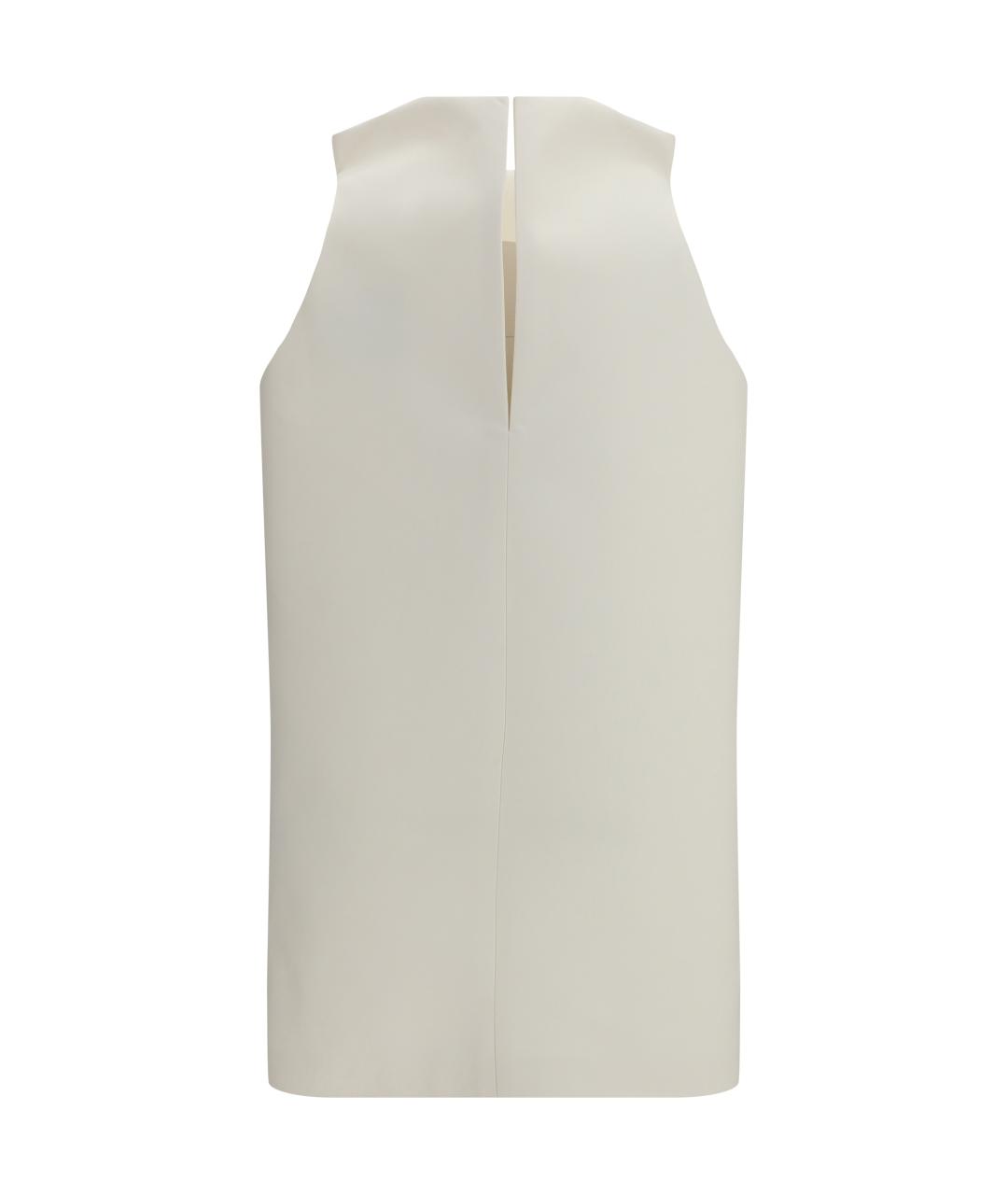 BALENCIAGA Белое шерстяное коктейльное платье, фото 2