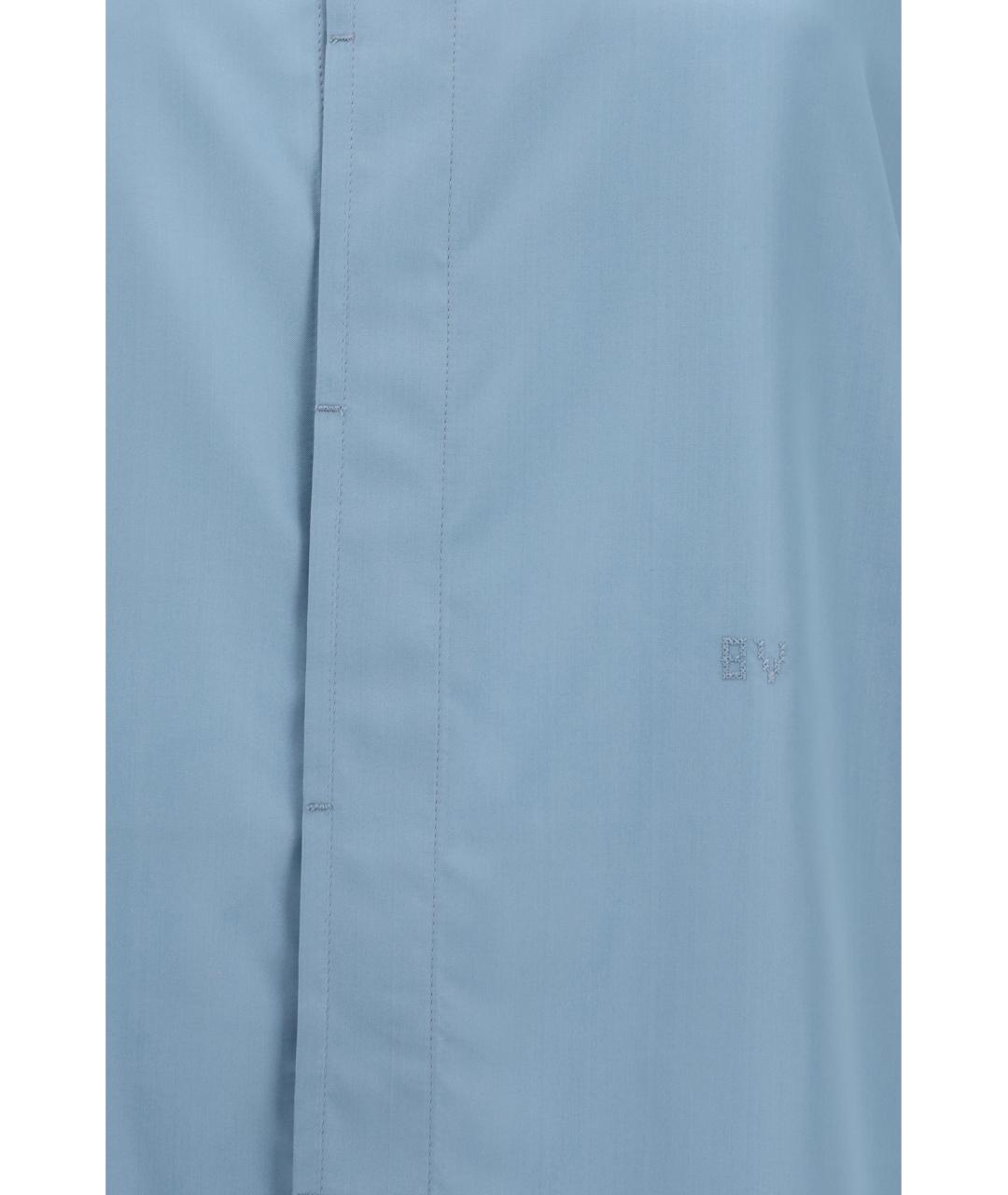 BOTTEGA VENETA Голубая вискозная рубашка, фото 3