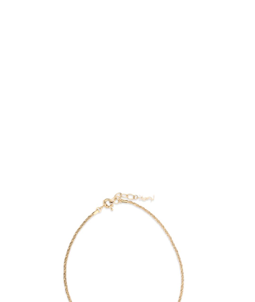 SAINT LAURENT Золотая металлическая цепочка, фото 2