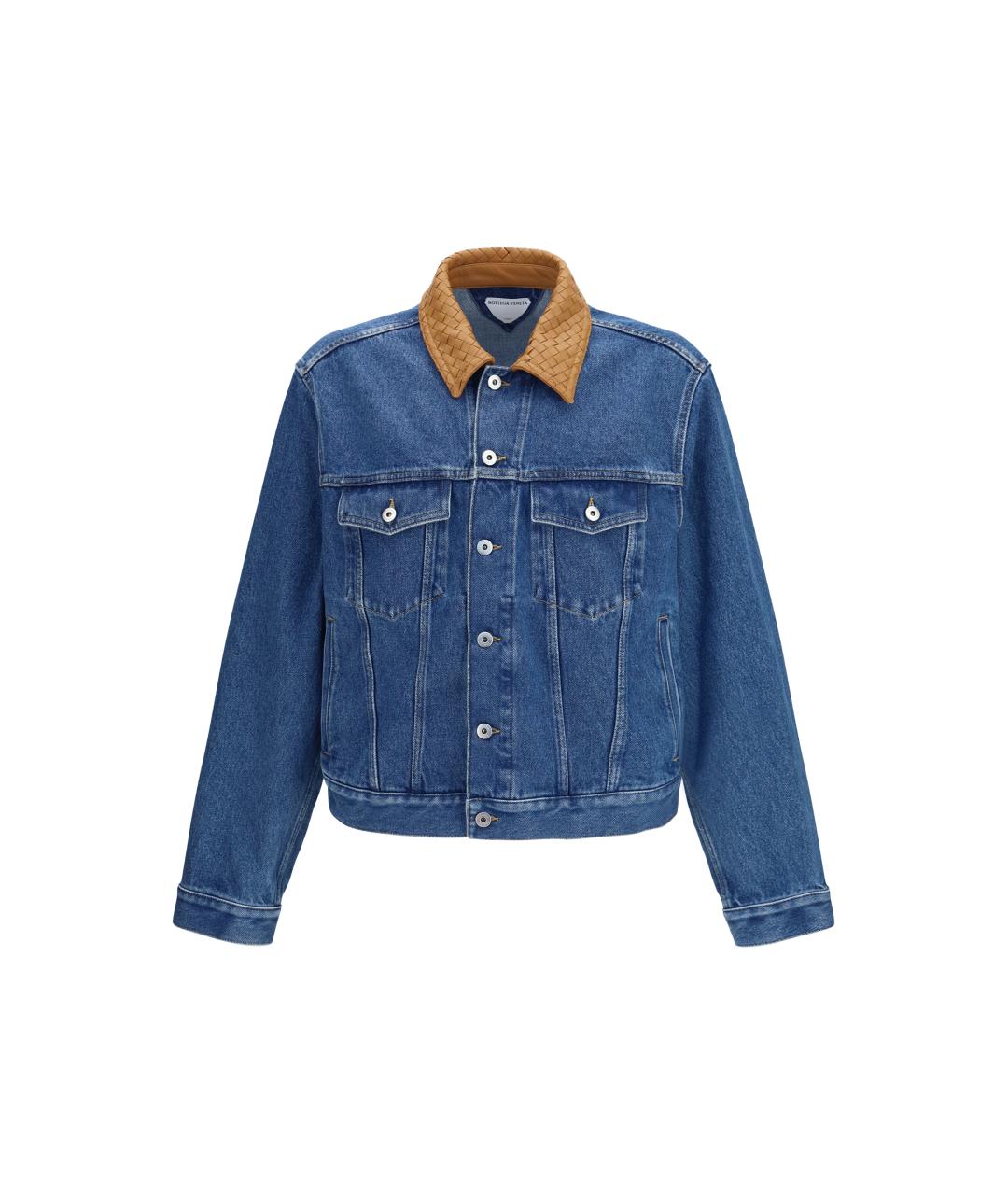 BOTTEGA VENETA Синяя деним куртка, фото 1