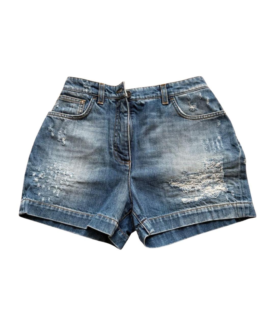 DOLCE&GABBANA Голубые деним шорты, фото 1