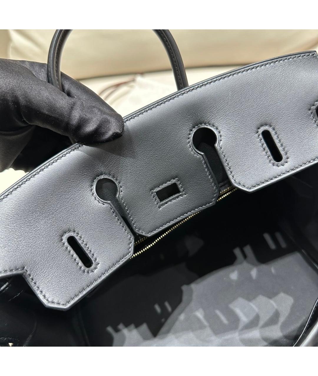 HERMES Синяя сумка с короткими ручками, фото 8