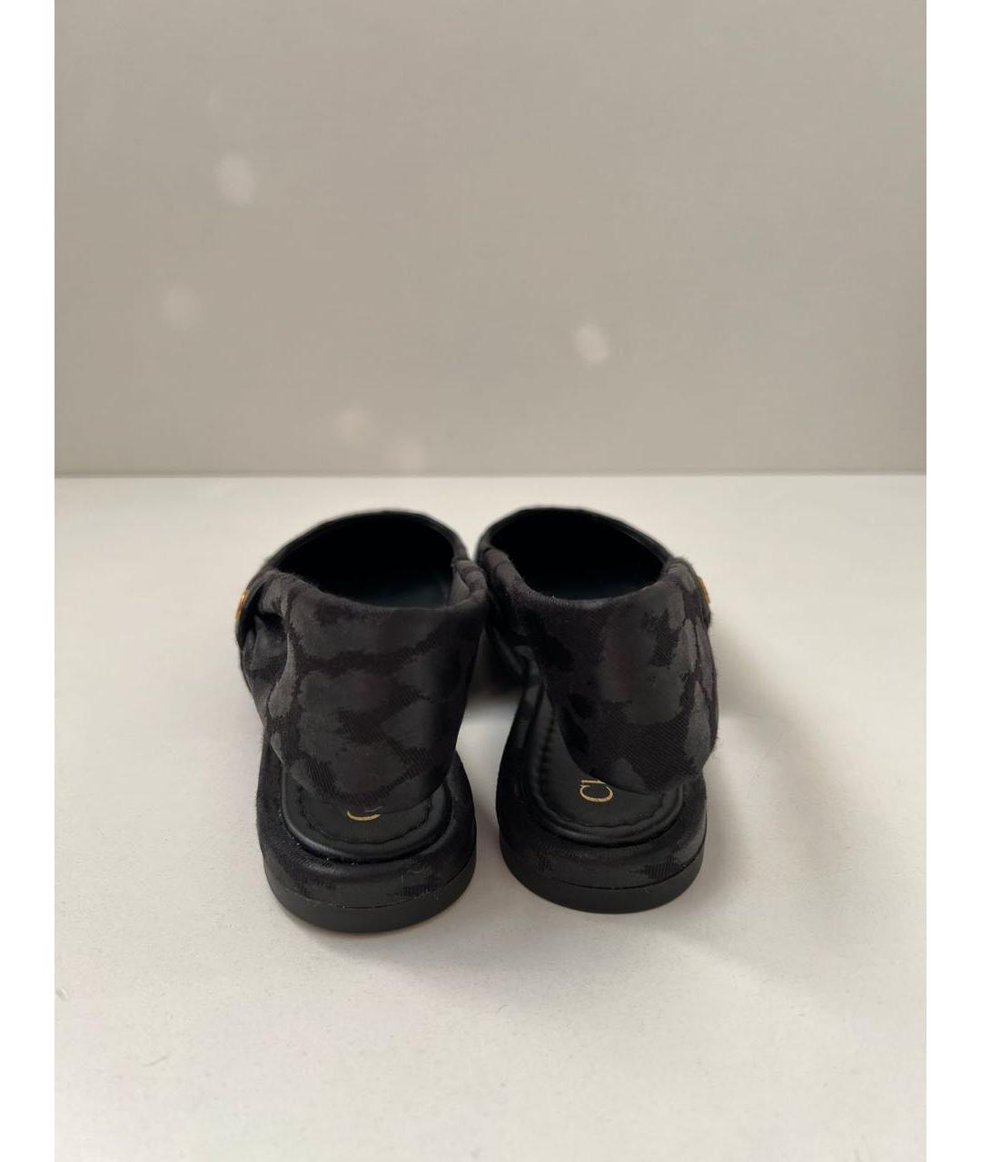 CHRISTIAN DIOR Черные балетки, фото 4