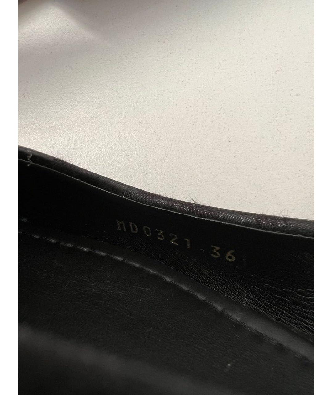 CHRISTIAN DIOR Черные балетки, фото 7