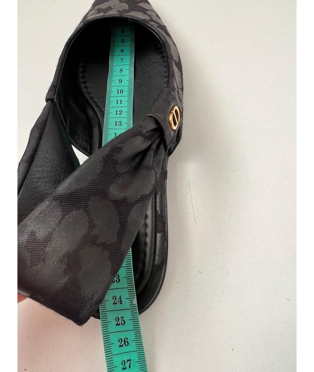 CHRISTIAN DIOR Черные балетки, фото 6