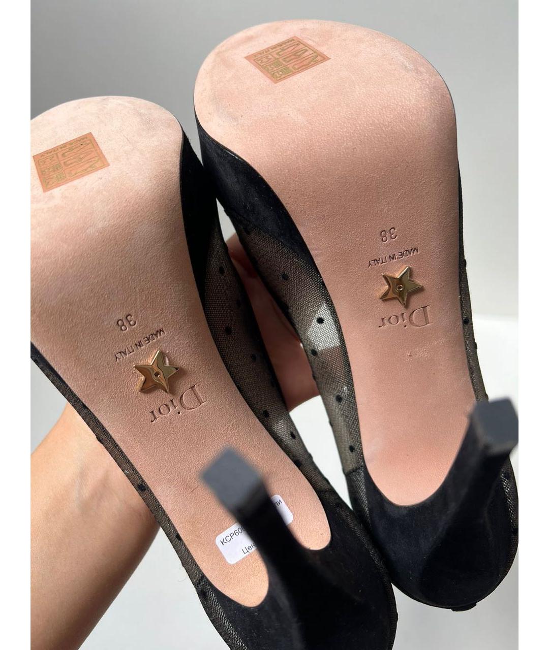 CHRISTIAN DIOR Черные туфли, фото 6