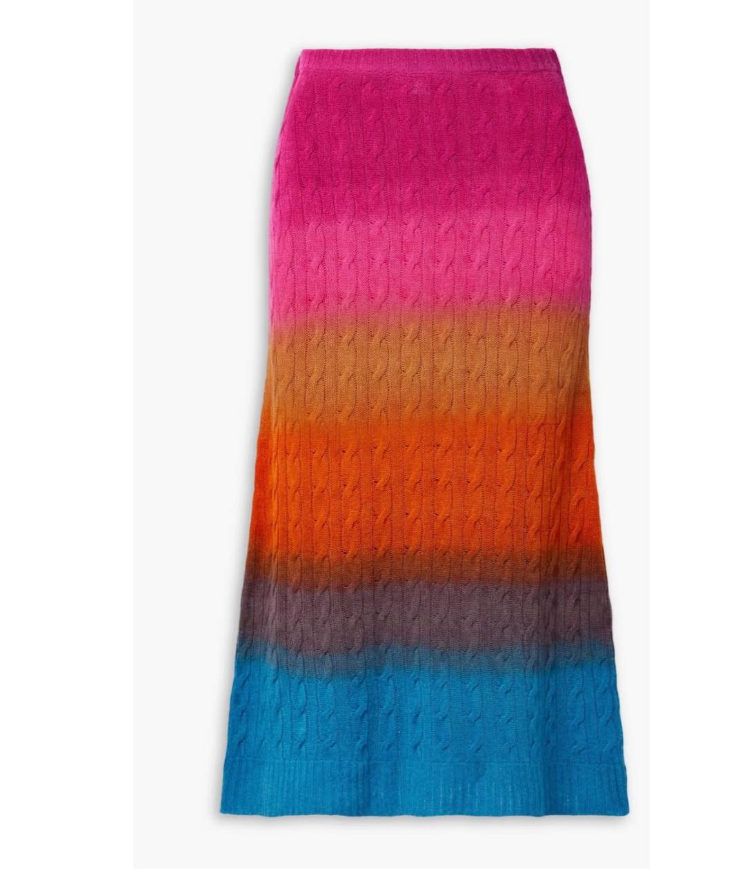 ETRO Мульти шерстяная юбка миди, фото 9